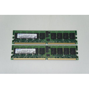 SAMSUNG 2GB ( 2X1GB ) PC2-3200R ECC RAM